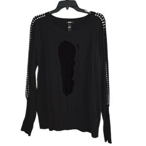 Women’s Alfani Long Sleeve Sweater in Black - Size L - NWT